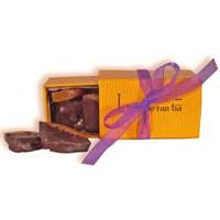 Orange Peel Dipped in Dark Chocolate by Intemperantia Chocolates Orange Peel Dipped in Dark Chocolate by Intemperantia Chocolates