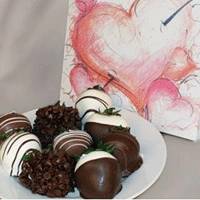 Hearts Desire Chocolate Covered Strawberries by Berry Elegance Hearts Desire Chocolate Covered Strawberries by Berry Elegance