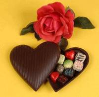 Handcrafted Heart Box of Gourmet Chocolates by Nicole Lee Fine Chocolates