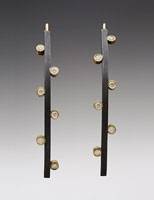 Gold, Silver and Diamond Earrings by Belle Barer Gold, Silver and Diamond Earrings by Belle Barer