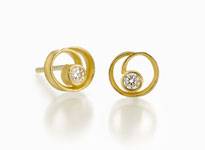 Gold and Diamond Earrings by Ayesha Mayadas Gold and Diamond Earrings by Ayesha Mayadas