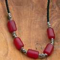 Red Amber Choker from Kenya