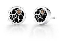 Silver and Diamond Studs by Belle Barer Silver and Diamond Studs by Belle Barer