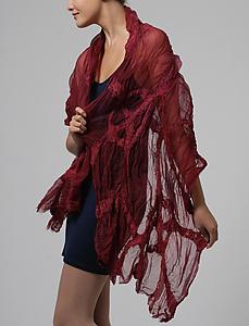 Jenne Giles Felted Wool and Silk Wrap