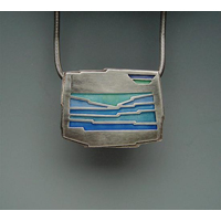 Aegean Sea Pendant No. 228 by Carly Wright