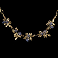 Purple Wisteria Necklace by Michael Michaud