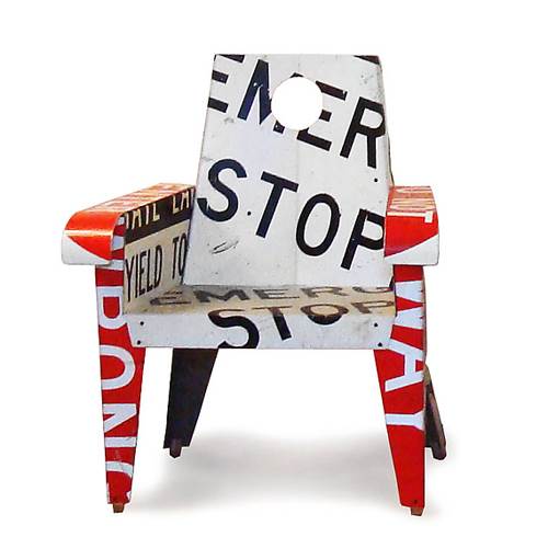Emergency Stop Broadway Chair by Boris Bally