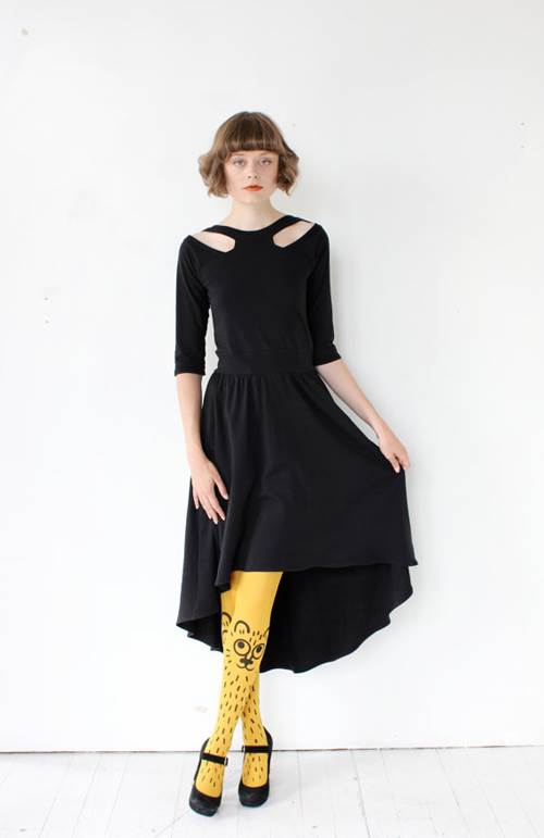 Click for more views and
details on this dress Ballerina Cut-Out Dress by Emily Ryan