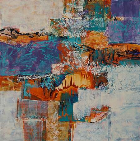 Carnical by Nancy Eckels Acrylic Painting
on Watercolor paper by Nancy Eckels