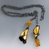 Judith Neugebauer Citrine Lariat