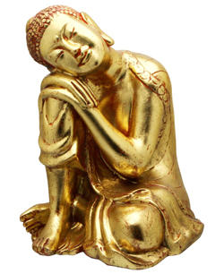 Golden
Resting Buddha Statue
