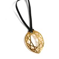 Gold Vermeil Navette Necklace by Aileen Gural