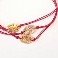 Gold Vermeil String Bracelets by Aileen Gural