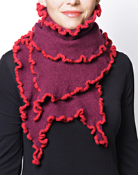 Click for details on this Sony Mackintosh Wool Knit Scarf Wool Knit Scarf by Sonya Mackintosh