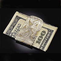 Gold and Silver Moneyclip Gold and Silver Moneyclip by Louise Norrell