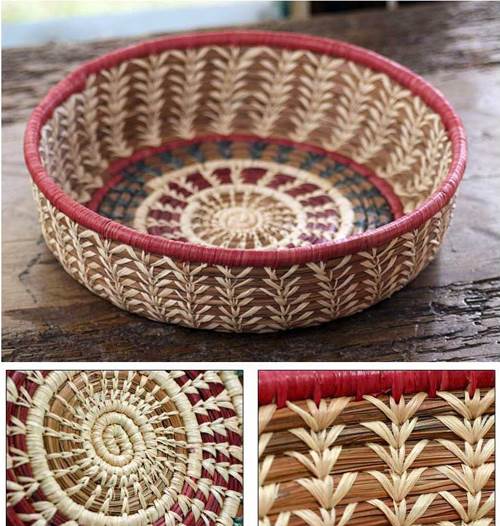 Natural fibers basket, 'Mother Nature' (Guatemala)