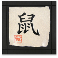 Year of the Rat Ceramic Tile