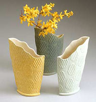 See larger view of these porcelane vases by Kaete Brittin Shaw Porcelane vases by Kaete Brittin Shaw