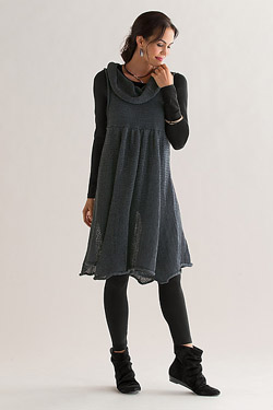 Nikki Cowl Neck Sweater Dress by SKIF Designs