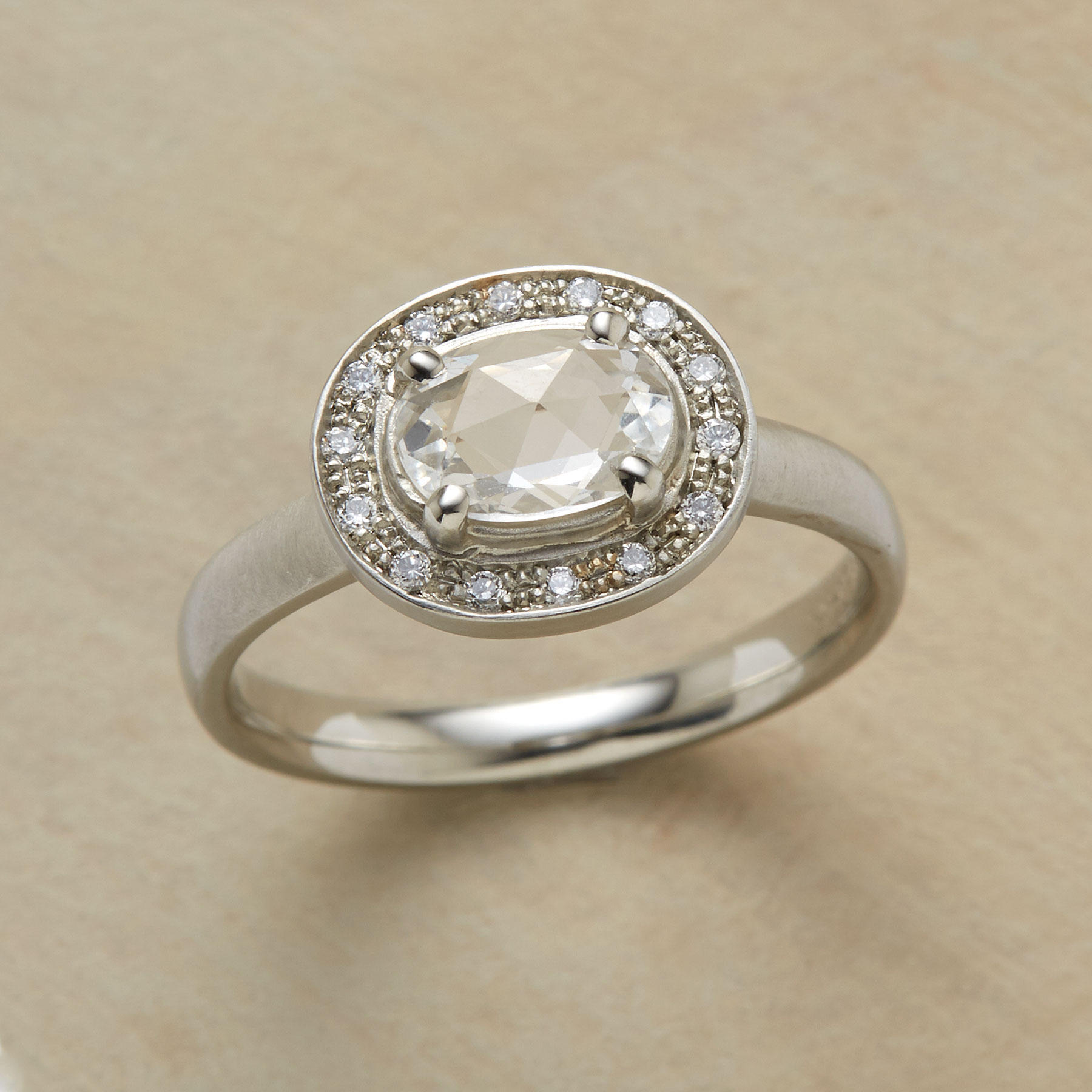 Showstopper White Sapphire Ring