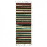 Wool rug, 'Earth in Balance' (2x5) (Peru) Cerapio Vallejo Area Rugs