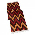 Wool runner, 'Andean Mountains' (2x8) (Peru) Cerapio Vallejo Area Rugs
