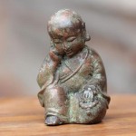 Sleepy Baby Buddha Sleepy Baby Buddha Statue by Elayanti