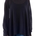Cotton blend sweater, 'Night Breeze' Alfredo Falcon Sweaters