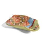 Medium Free Form Dish, Harlequin's Flower Laurie Pollpeter Eskenazi