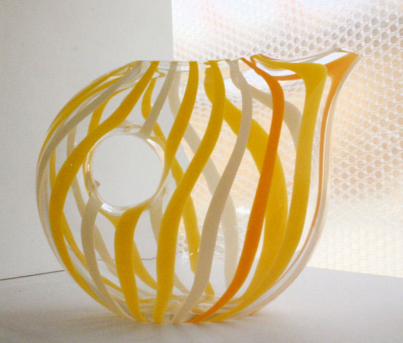 Hand blown glass pitcher by CharlieJenkins