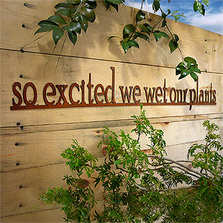 So Excited We Wet Our Plants Outdoor Wall Art