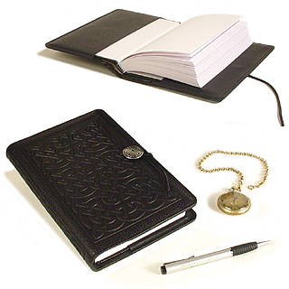 Celtic Knot Embossed Leather Journal