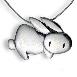 Love Bunny Sterling Silver Necklace