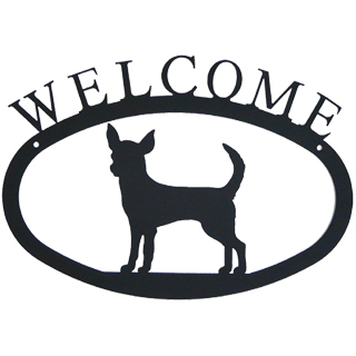 Iron Welcome Sign - Chihuahua