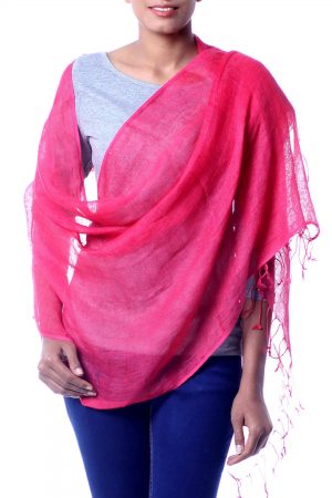 Handcrafted Linen Shawl