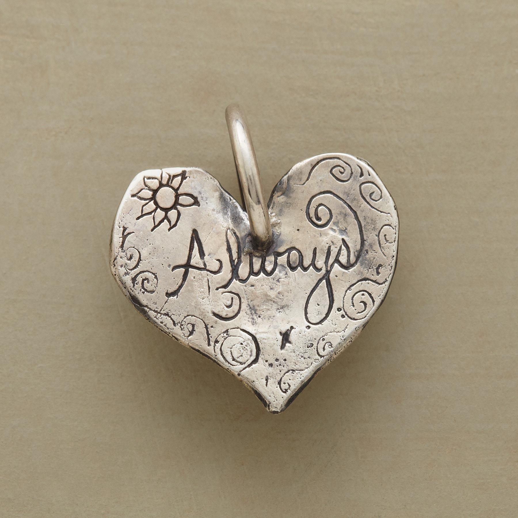 Sterling Silver Always Heart Charm
