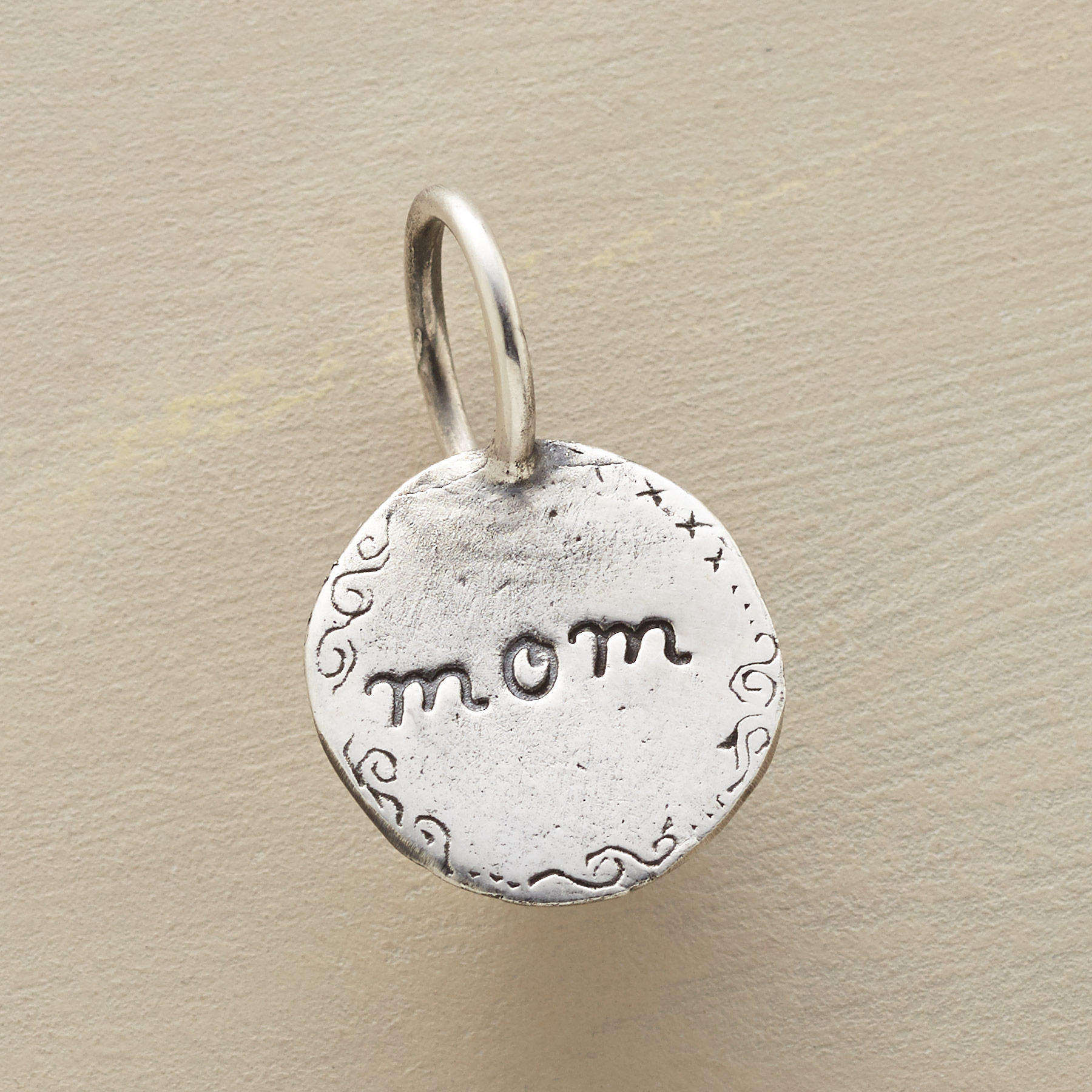 Sterling Silver I Love You Mom Charm