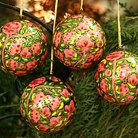 Ornaments, 'Season of Love' (set of 4)