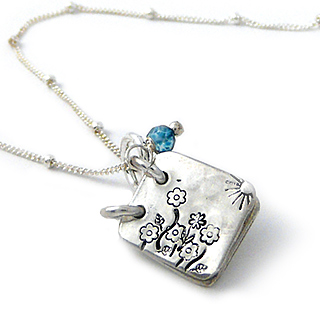 She Lived Happily Every After Storybook Necklace