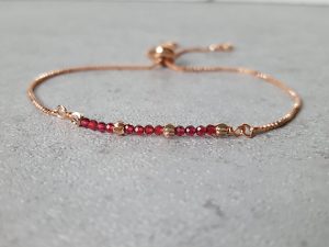 Ruby Bolo Bracelet