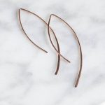 14kt Wishbone Earrings