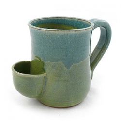 Stoneware Teabag Mug